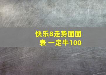 快乐8走势图图表 一定牛100